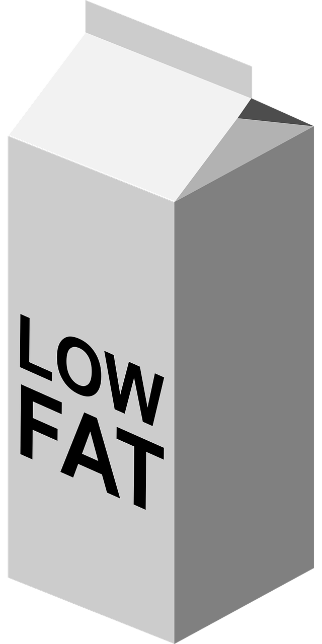 low fat milk dairy free photo