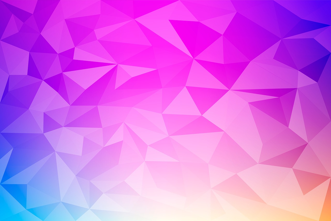 low-poly triangle pattern free photo