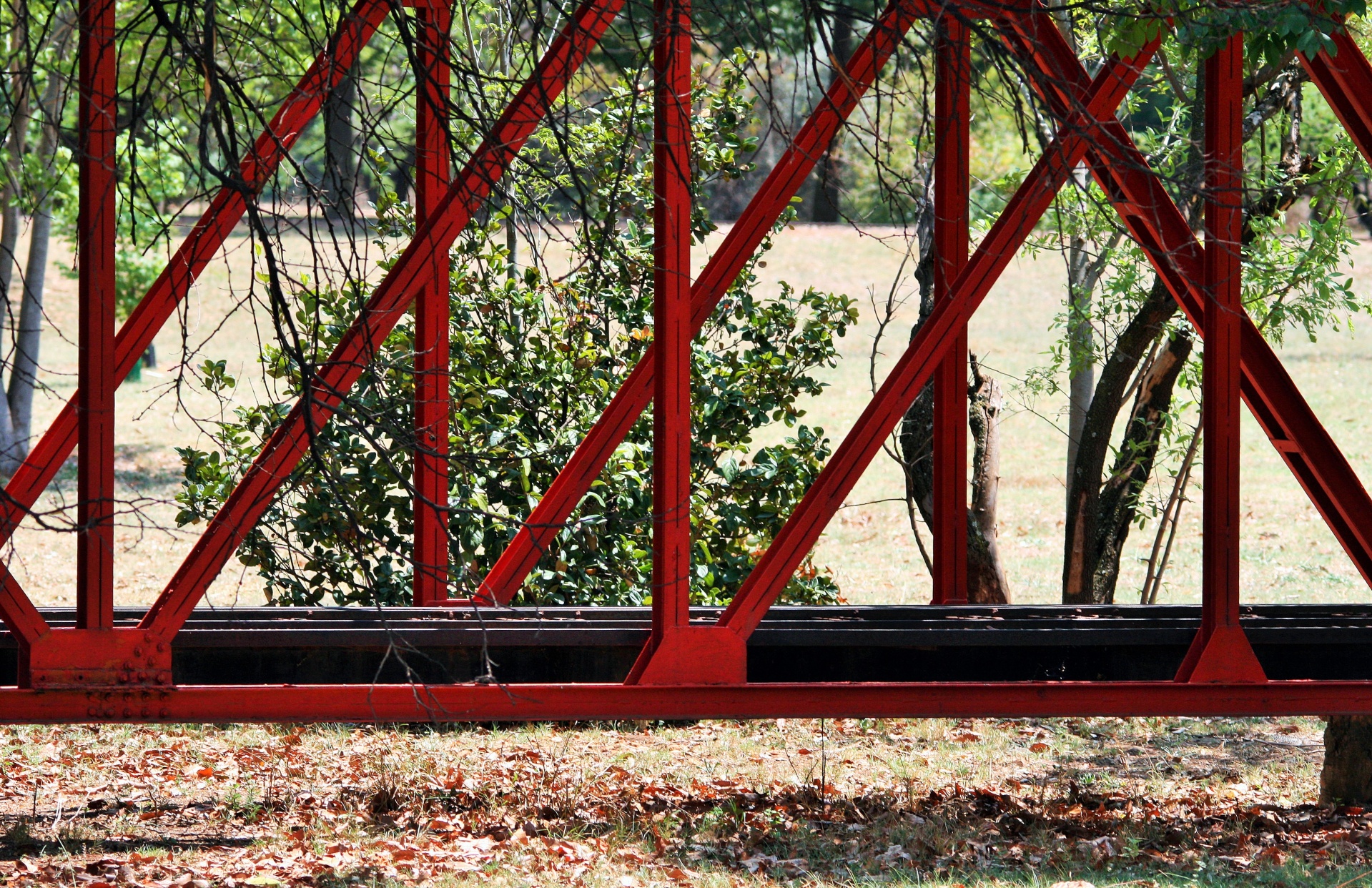 bridge red iron free photo