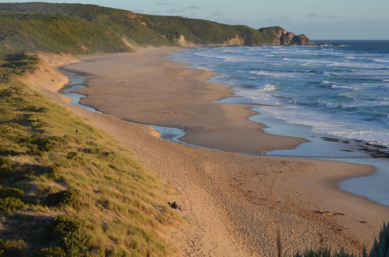 low tide beach australia free photo