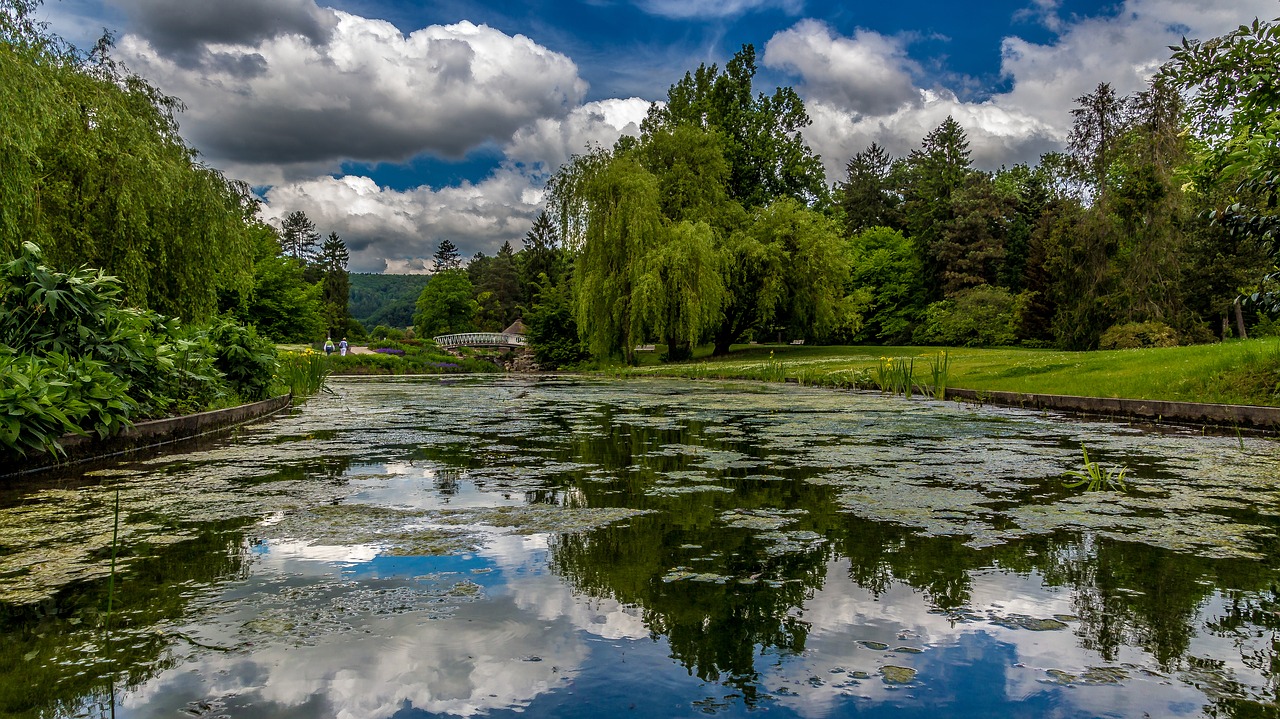 lower saxony park water free photo