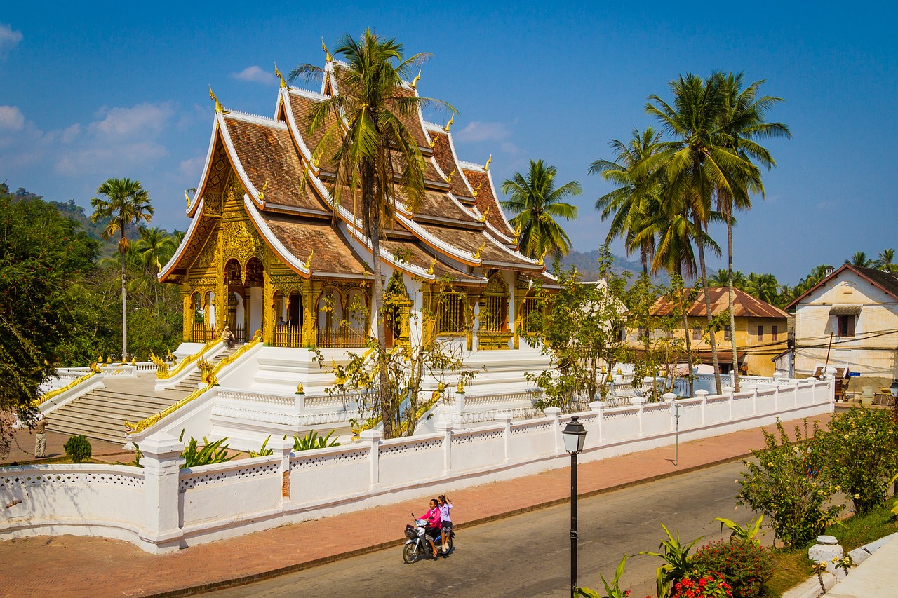 luang prabang temple in luang luang free photo