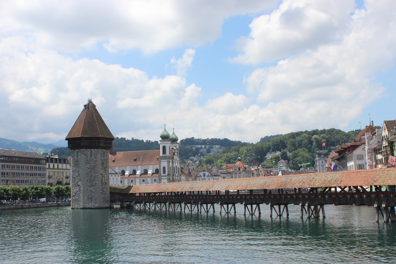 lucerne  city  bridge free photo