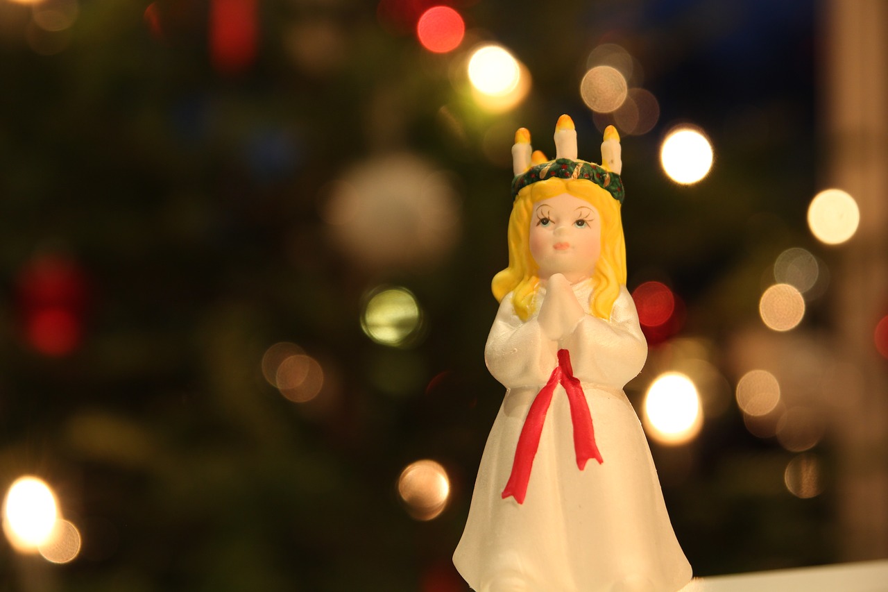 lucia christmas christmas decorations free photo