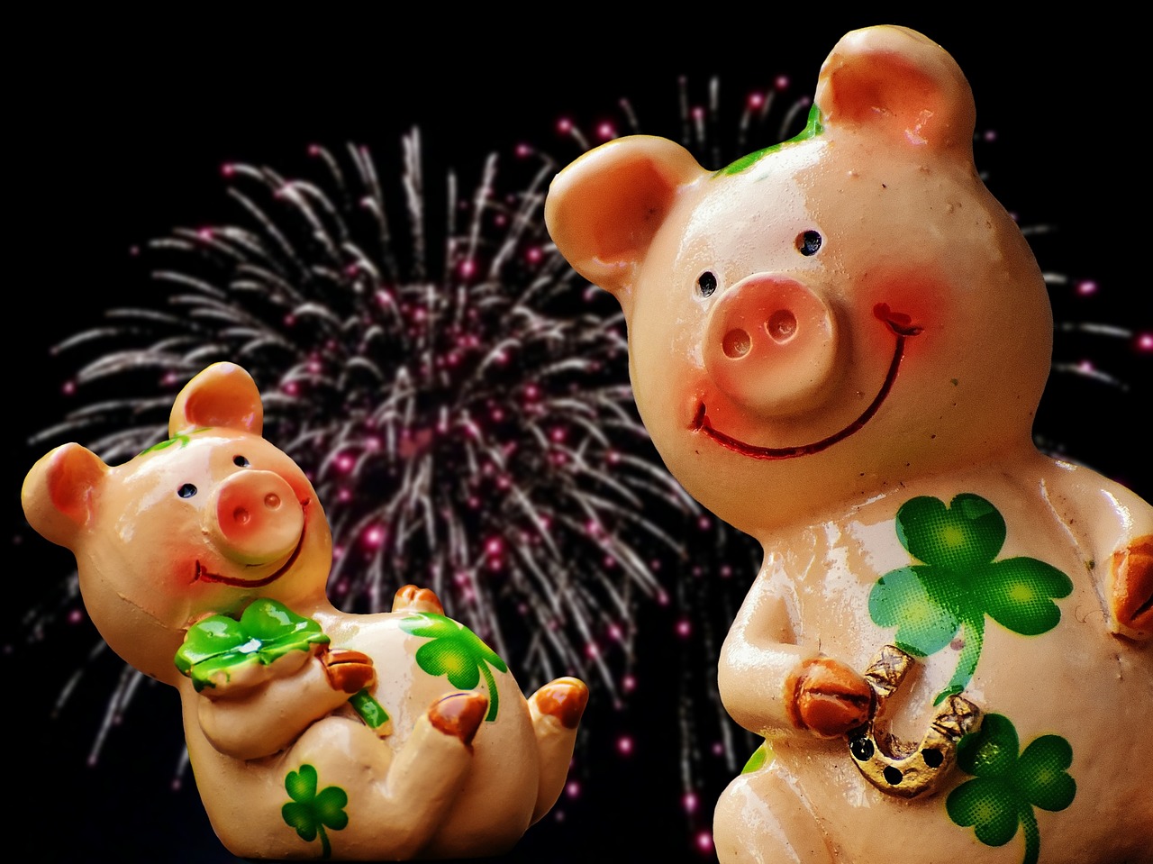 luck piglet lucky pig free photo