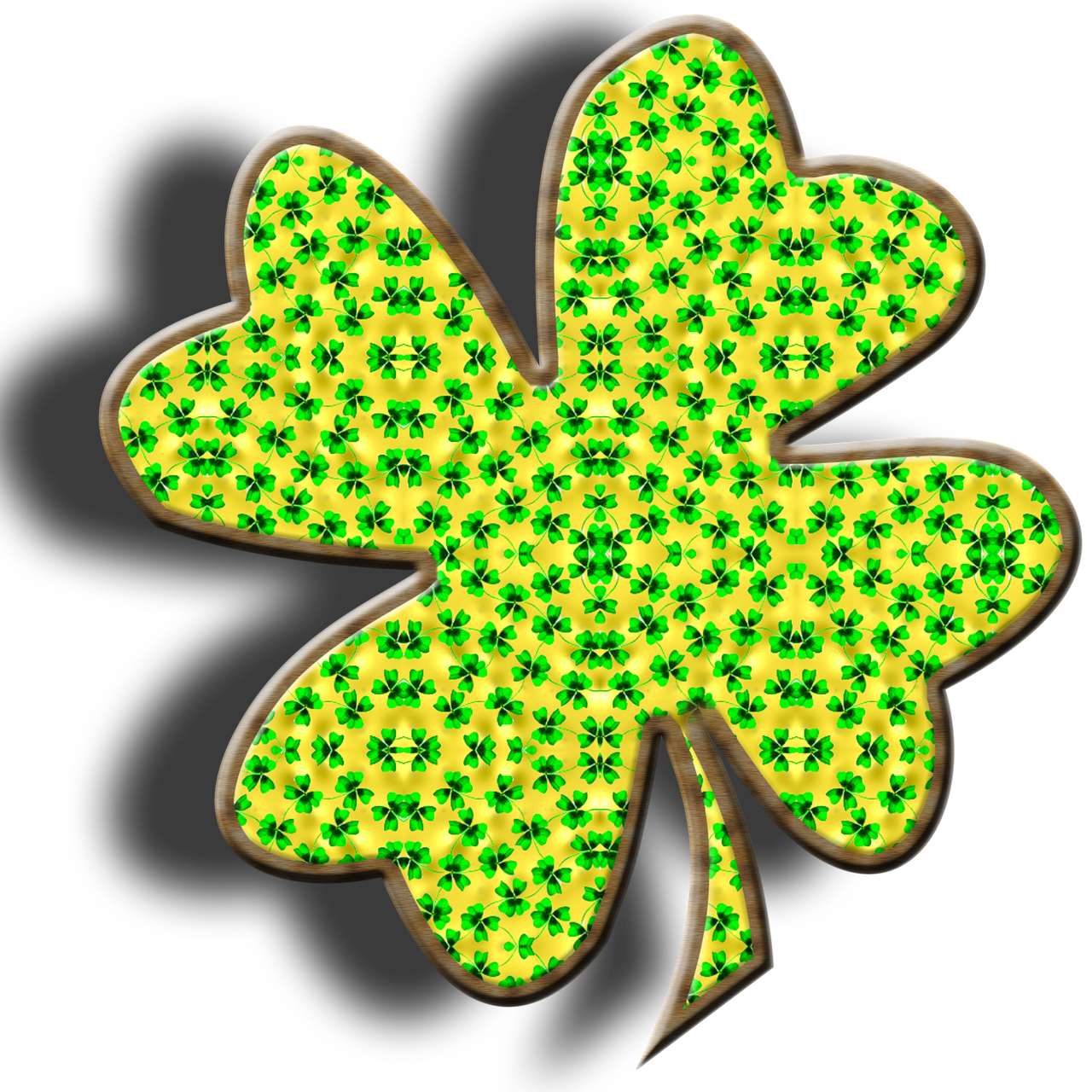 lucky clover four leaf clover isolated free photo