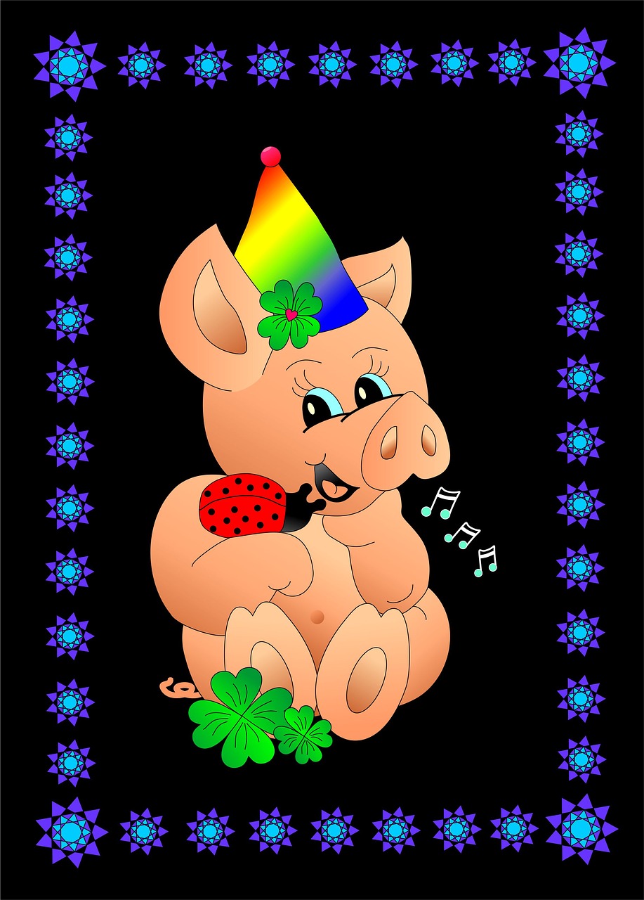 lucky pig pig lucky charm free photo