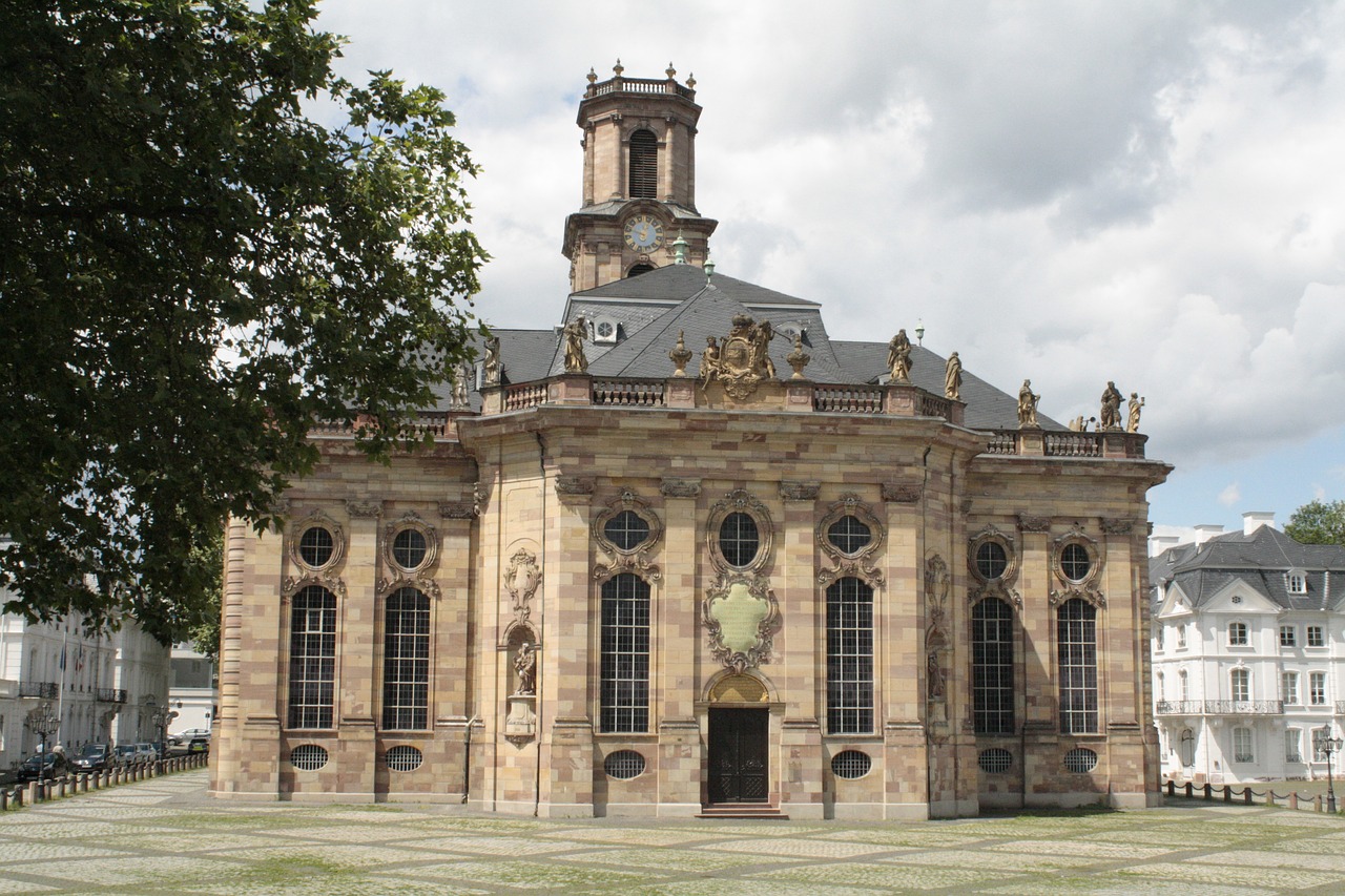 ludwig church saarbrücken saarland free photo