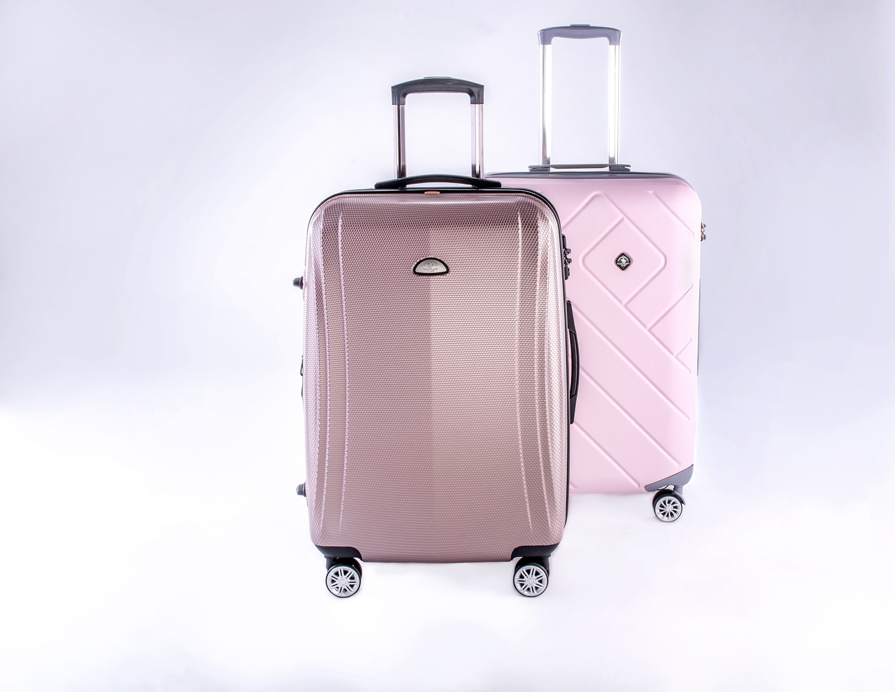luggage metallic luguagge case free photo