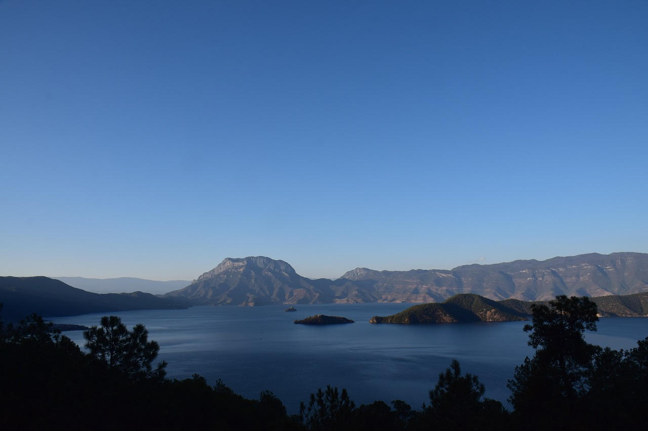 lugu lake lake alpine free photo