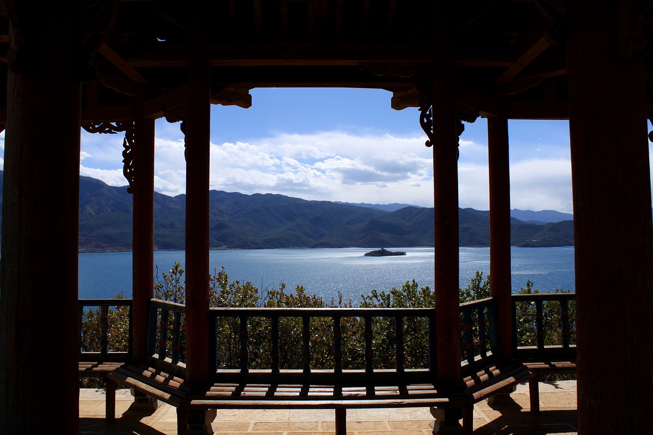 lugu lake in yunnan province the scenery free photo