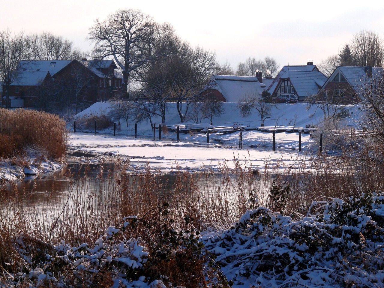 lühe old country winter free photo