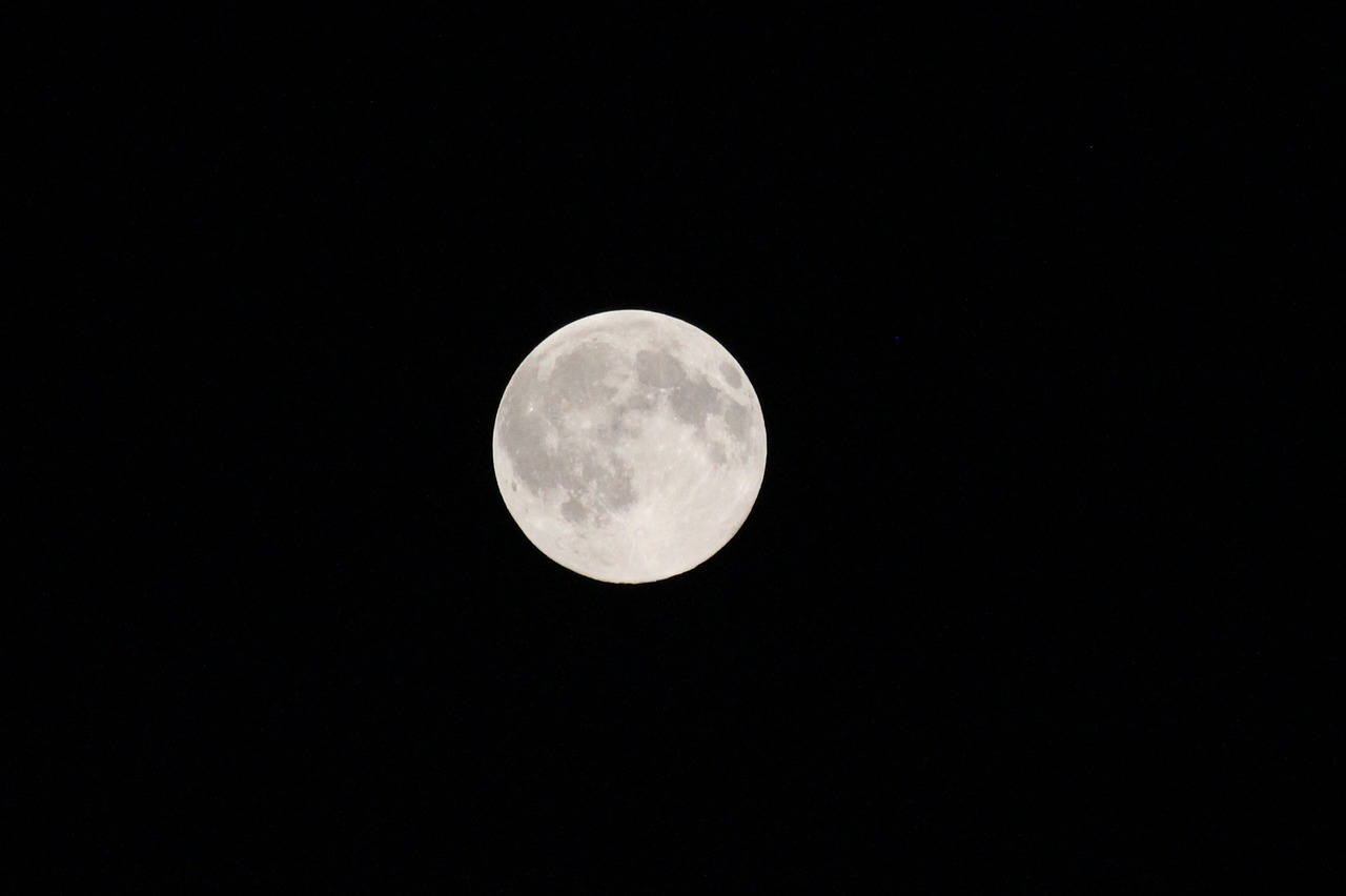 luna night full moon free photo