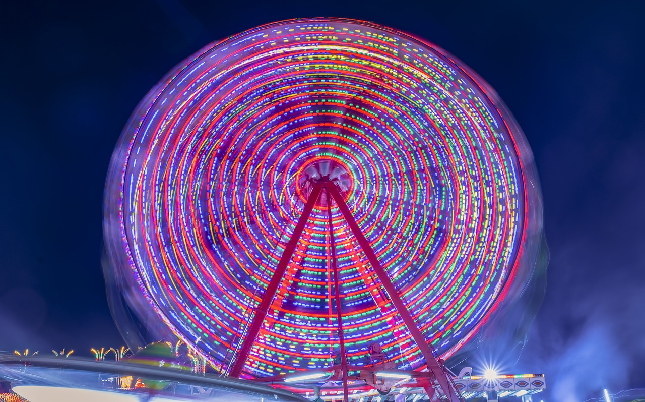 luna park  kastoria  greece free photo