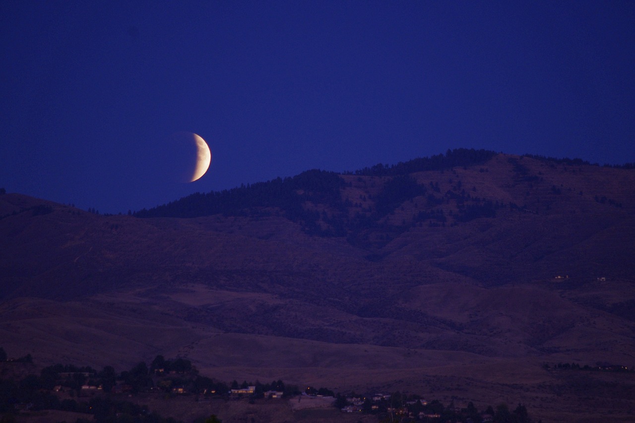 lunar eclipse moon free photo