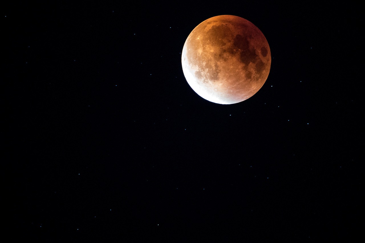 lunar eclipse bloodmoon lunar free photo