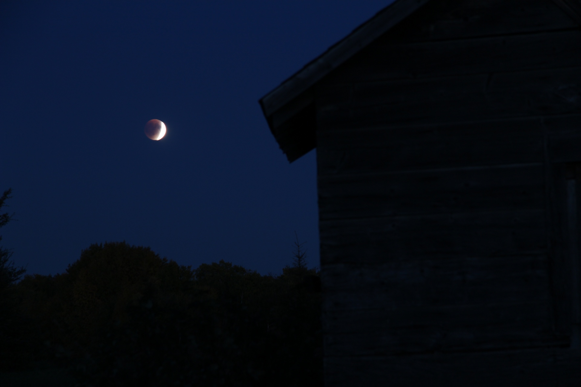 lunar eclipse farm free photo