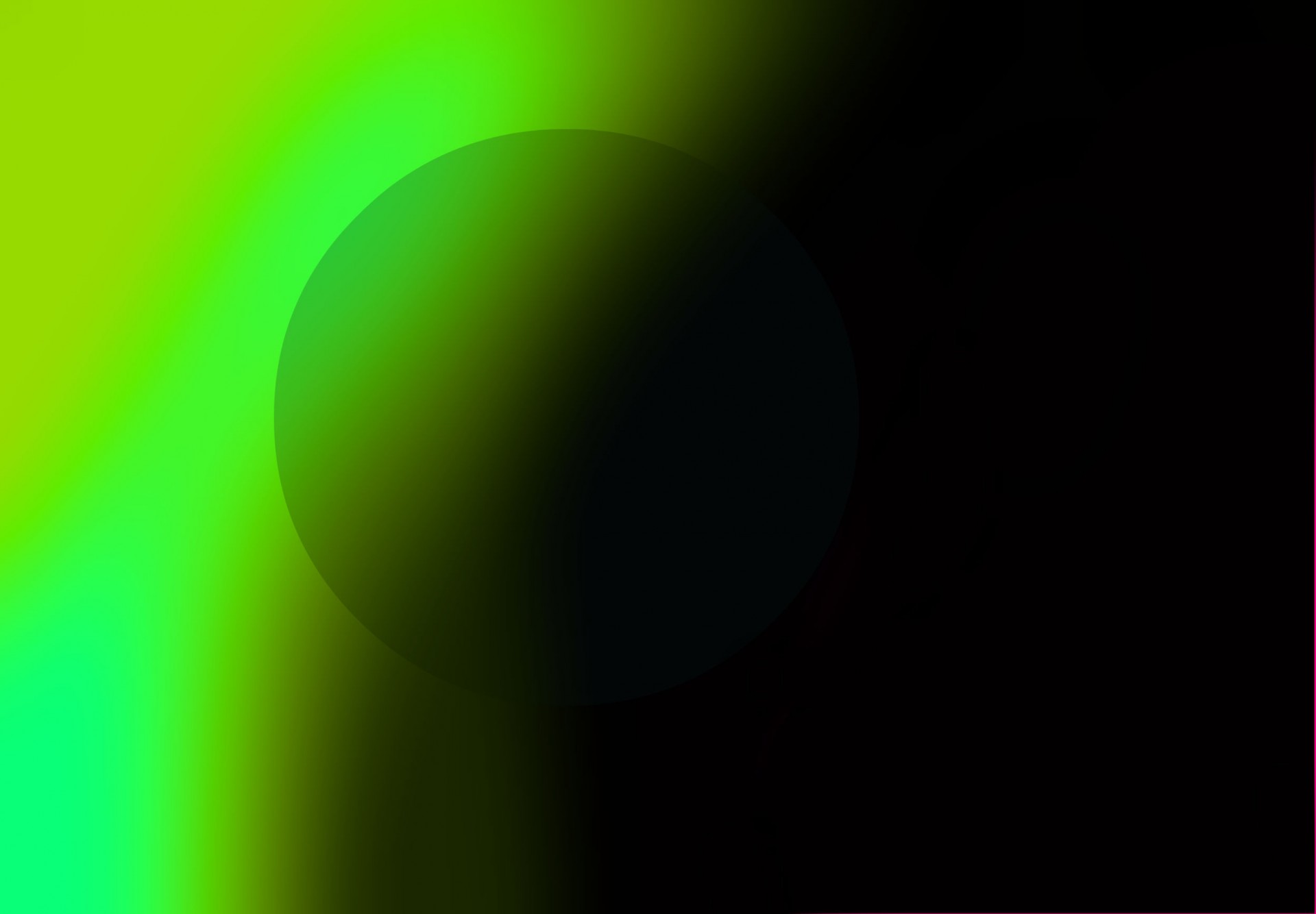 abstract eclipse green free photo