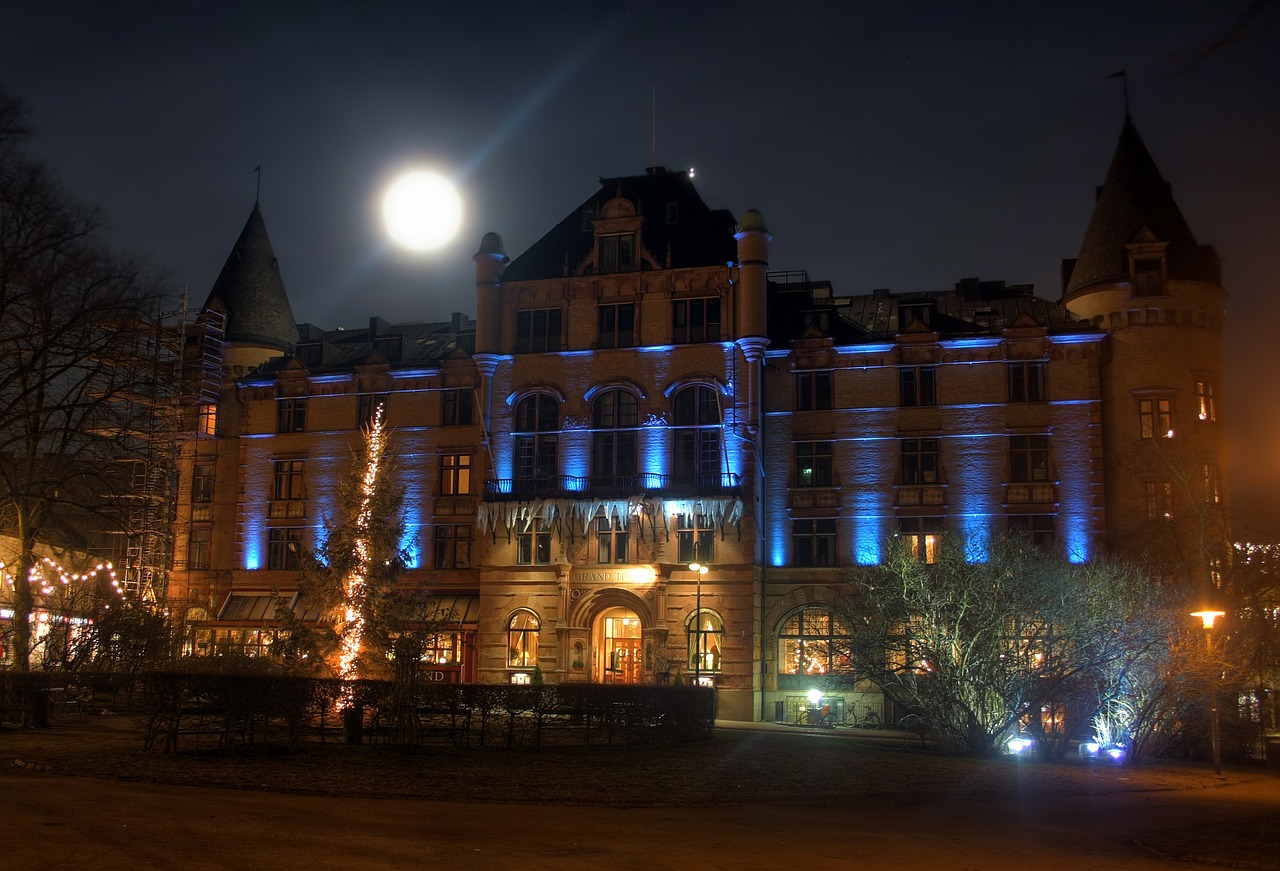 lund sweden grand hotel free photo