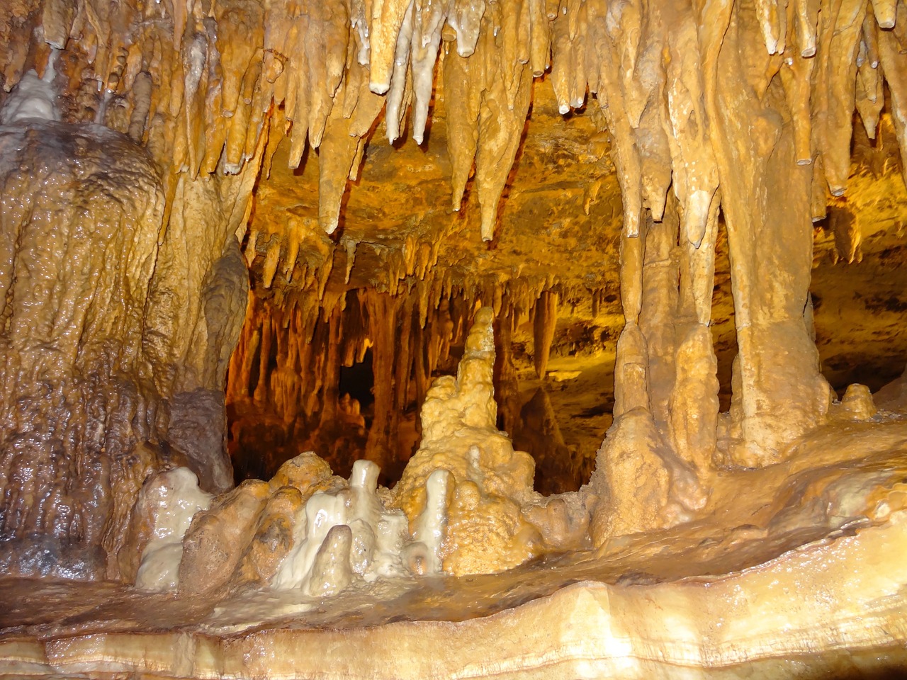 luray caverns cave stalactites free photo