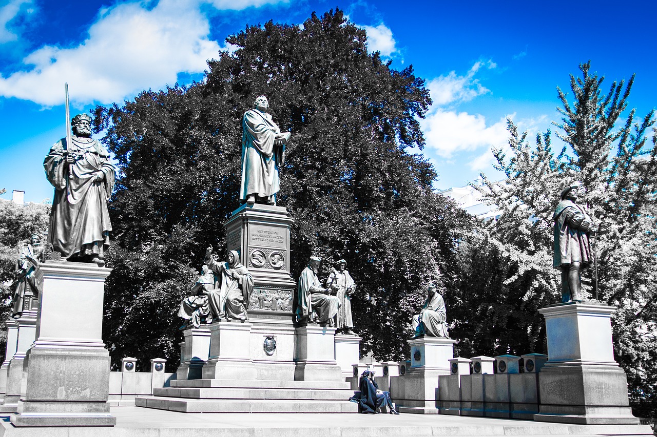 luther memorial worms reformation free photo