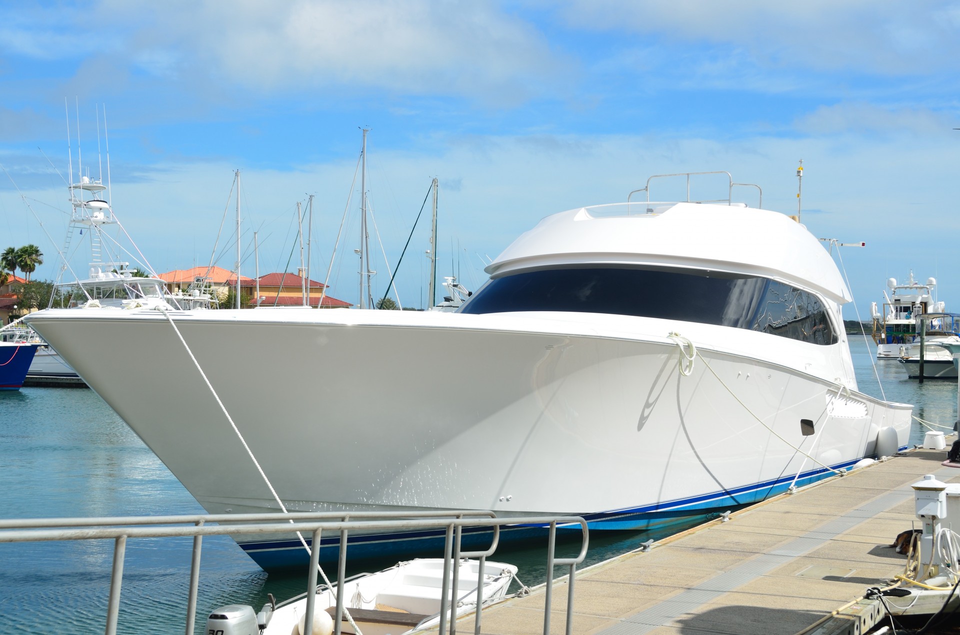 marina boat luxury yacht free photo
