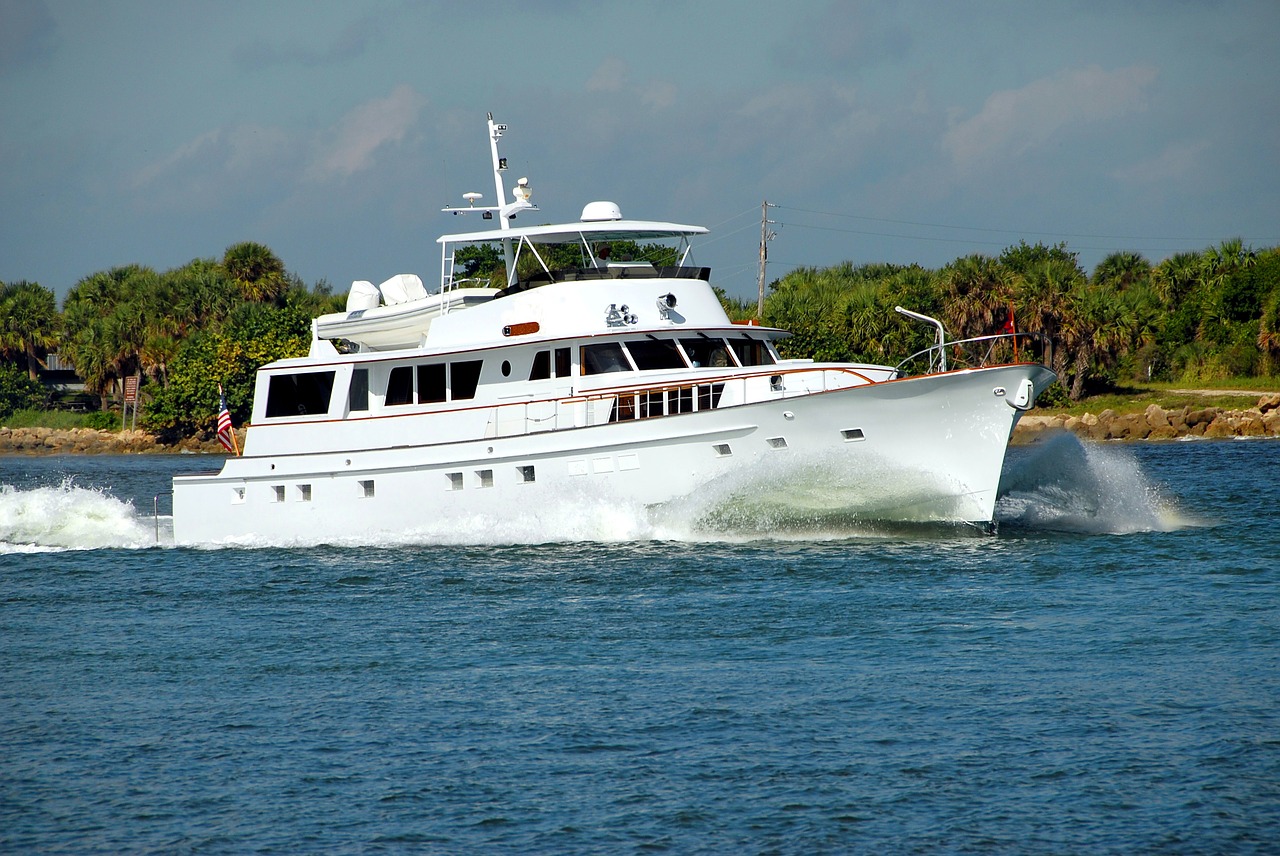 luxury yacht boat river free photo