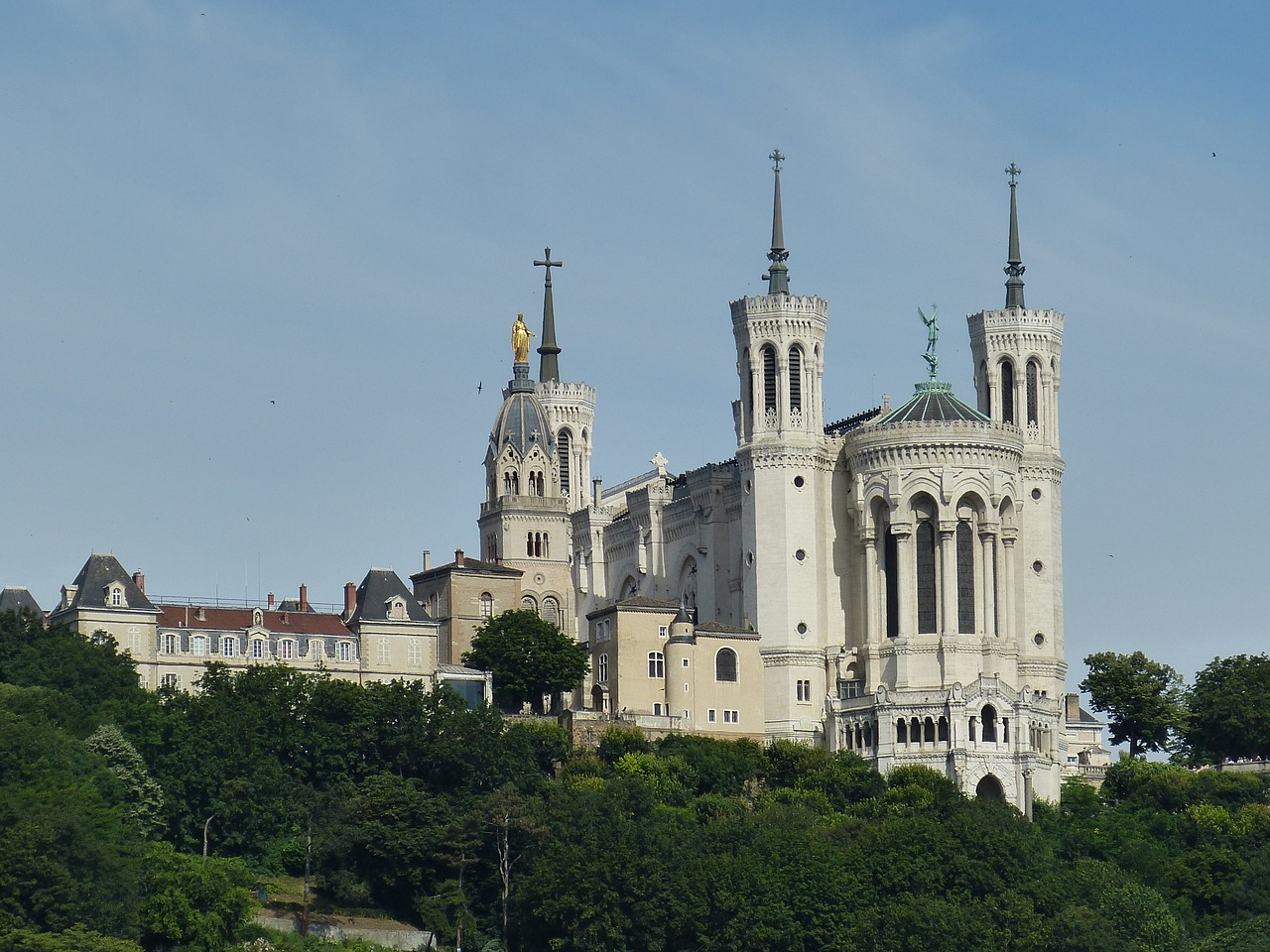 lyon france old town free photo