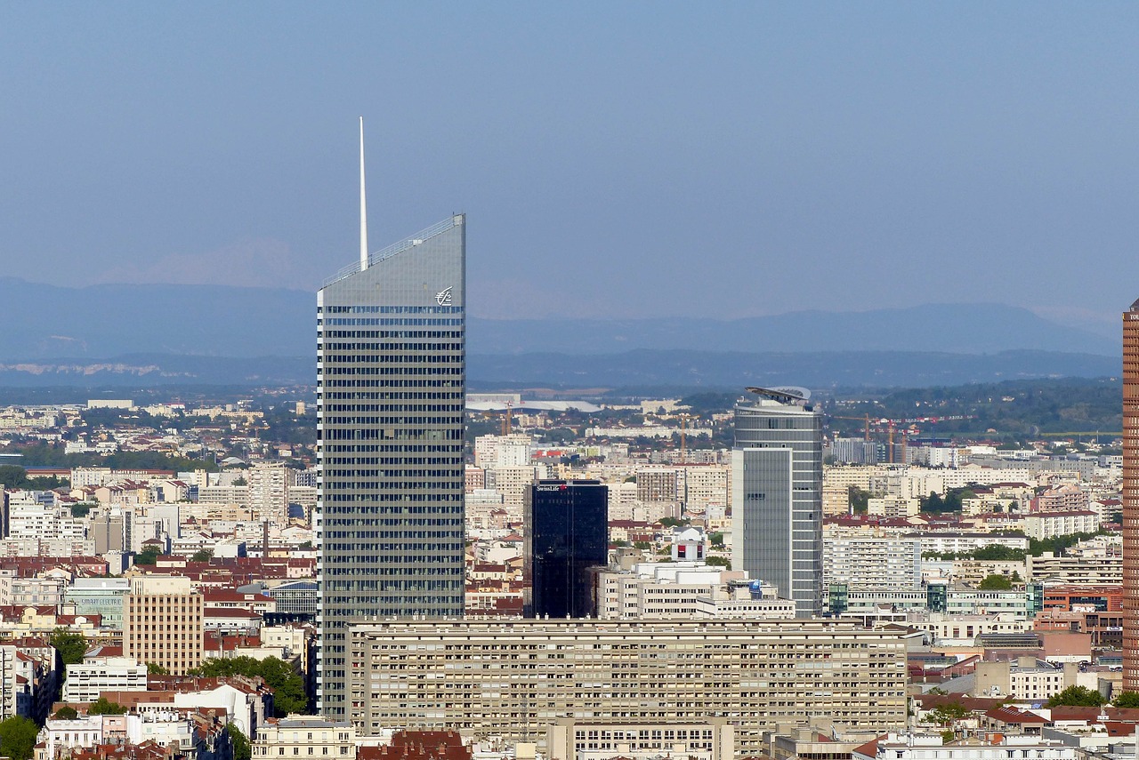 lyon skyscraper tower free photo