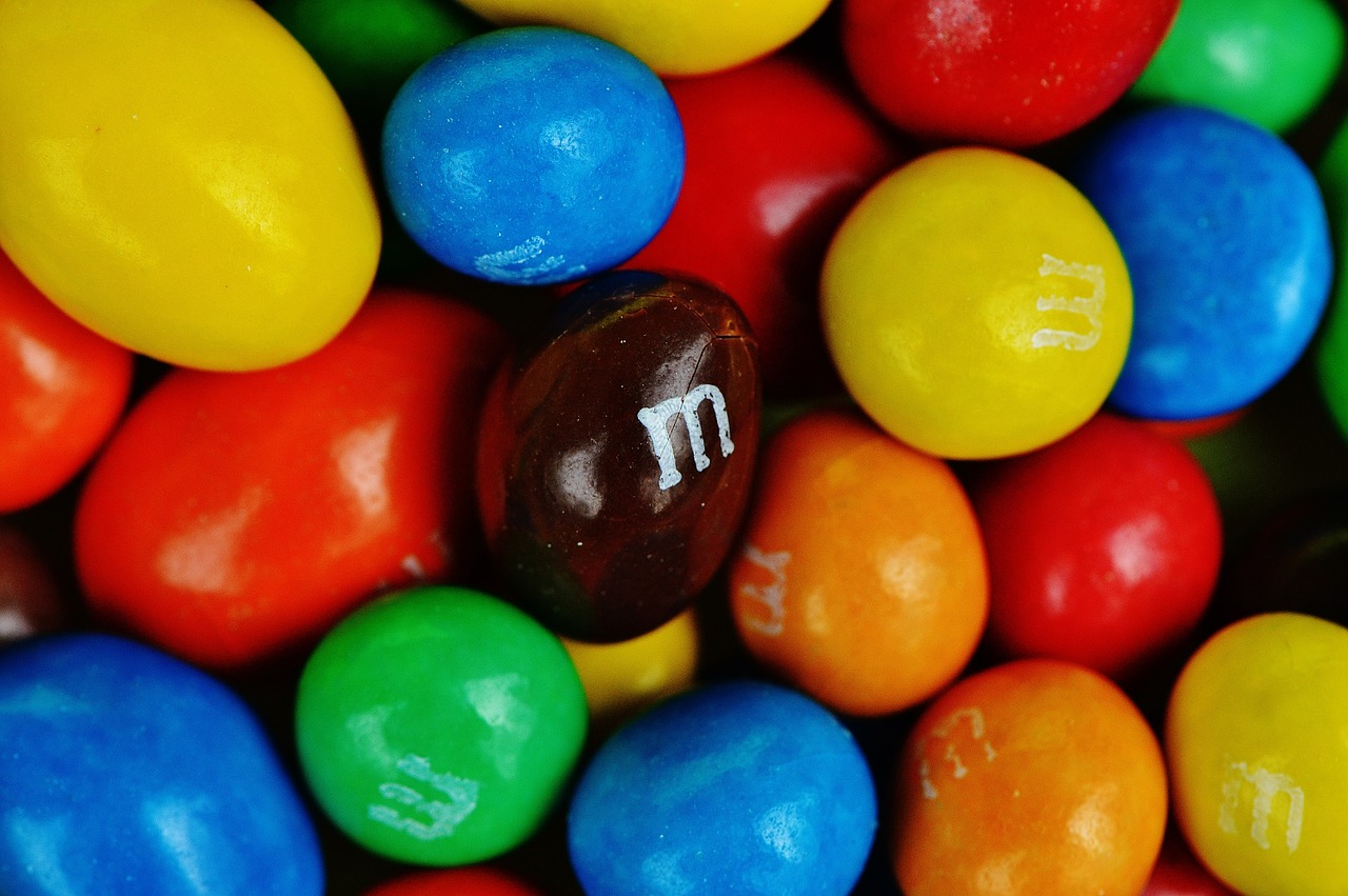 m and m sweetness delicious free photo