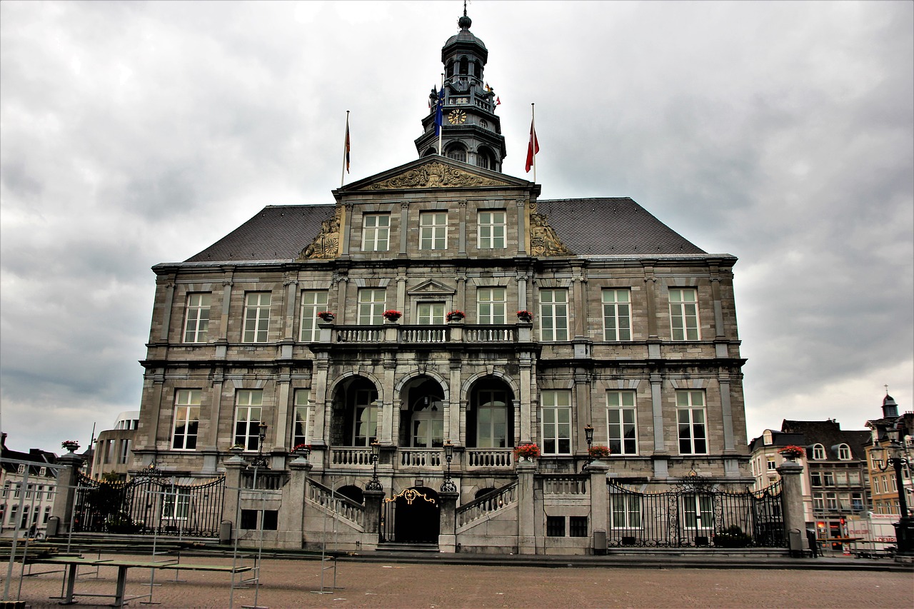 maastricht city hall holland free photo
