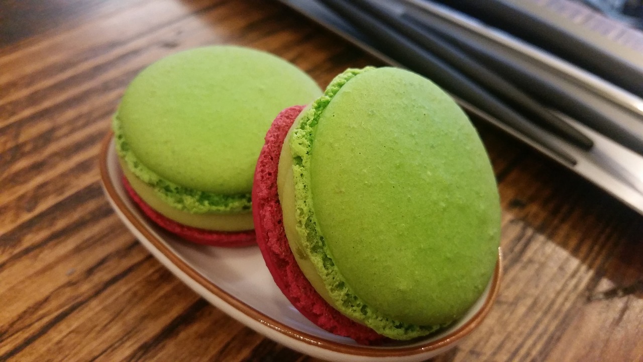 macaroon coffee collection cafe free photo