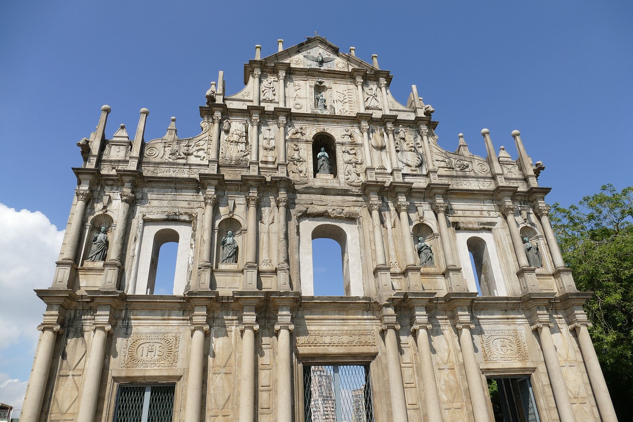 macau china church free photo