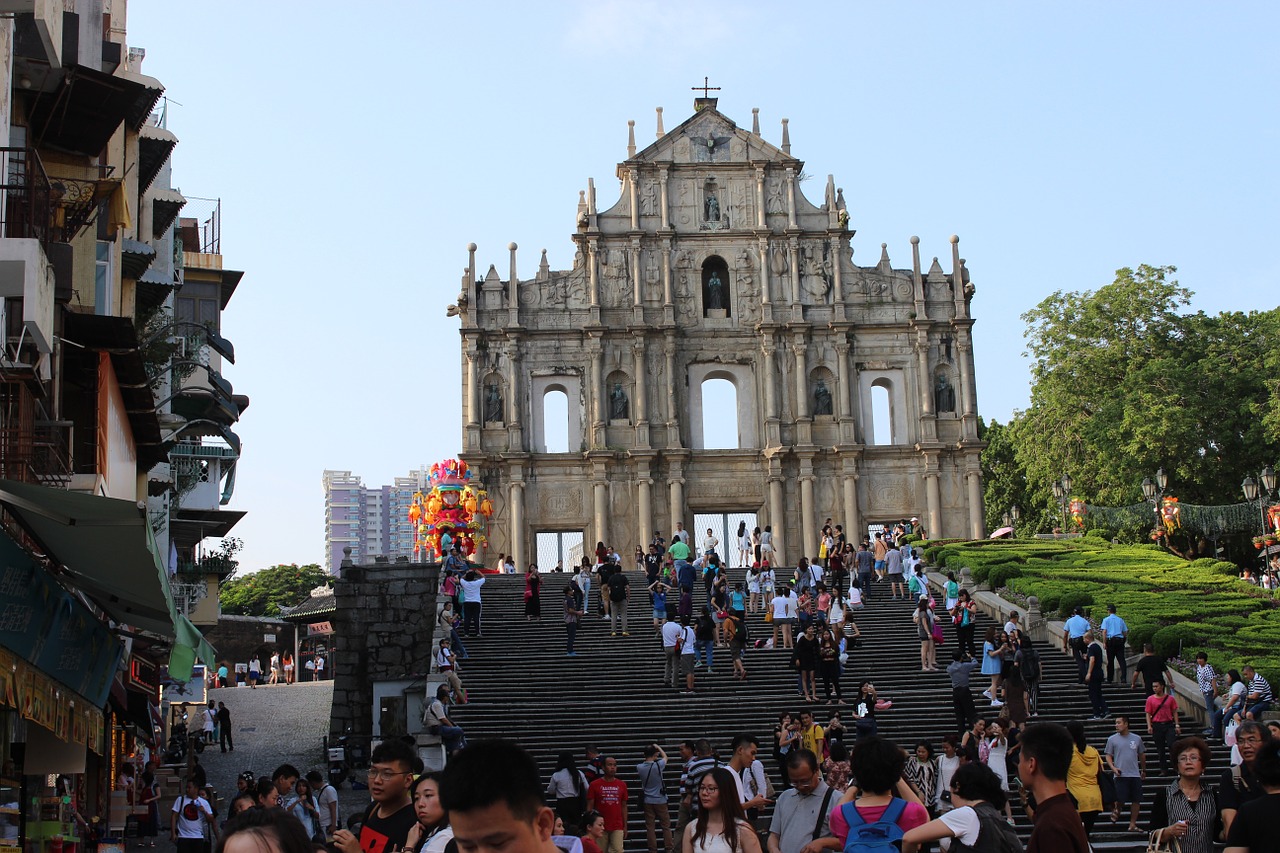 macau ruins of st paul building free photo