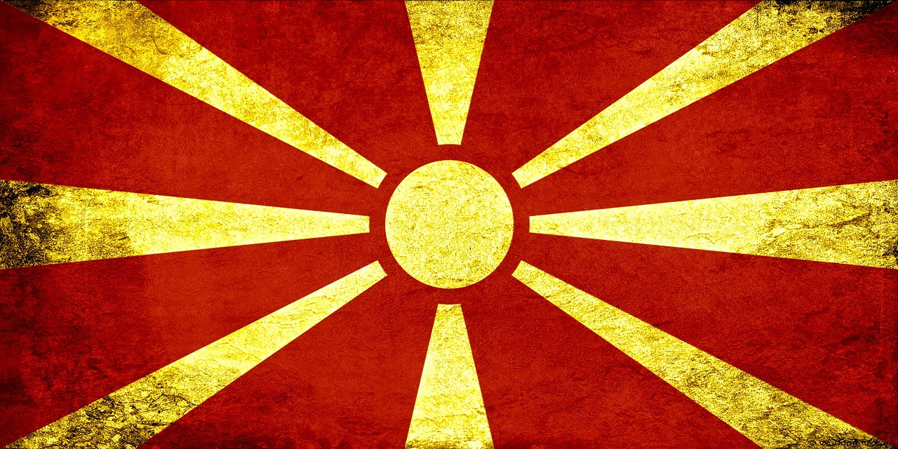 macedonia flag republic free photo