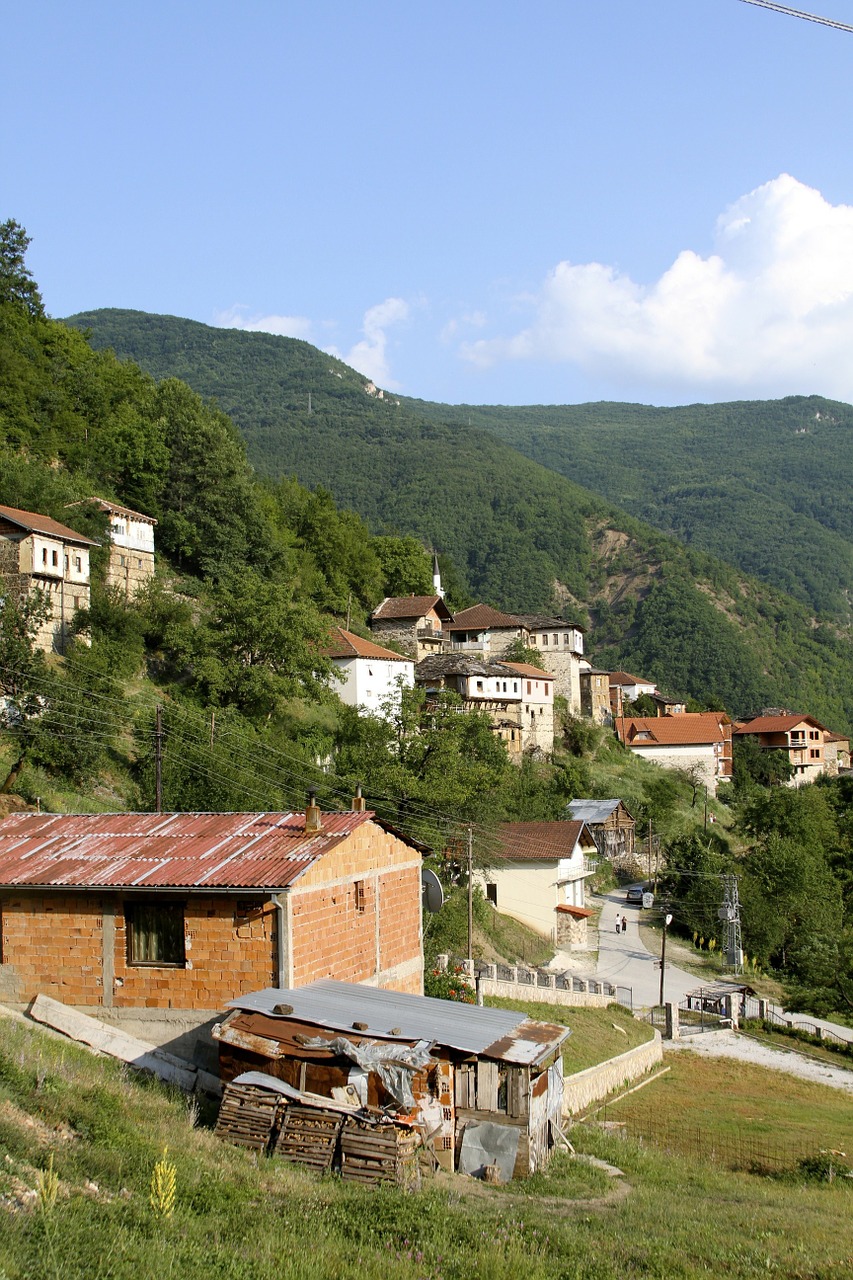 macedonia village town free photo