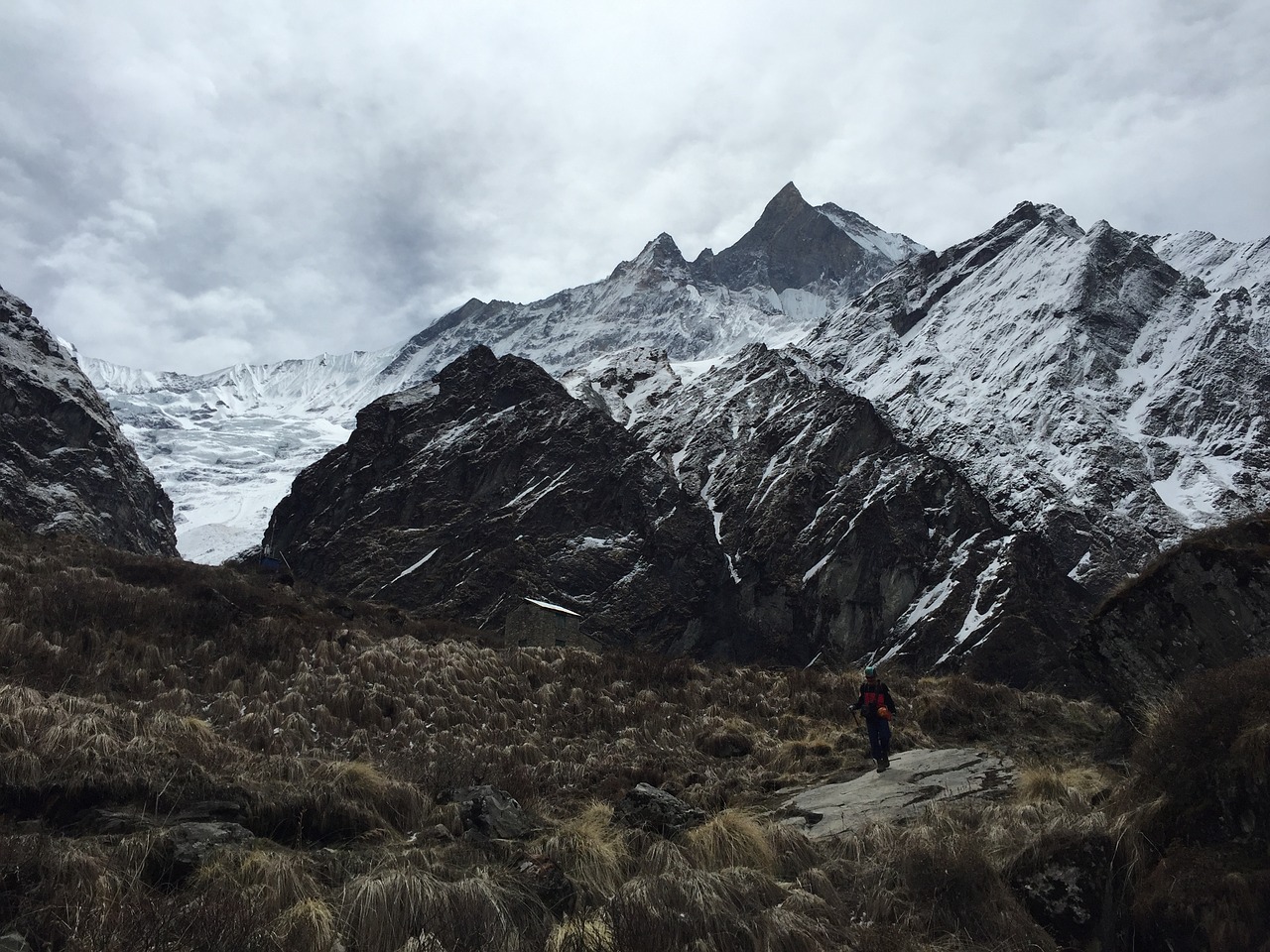 machapuchare nepal mountain free photo