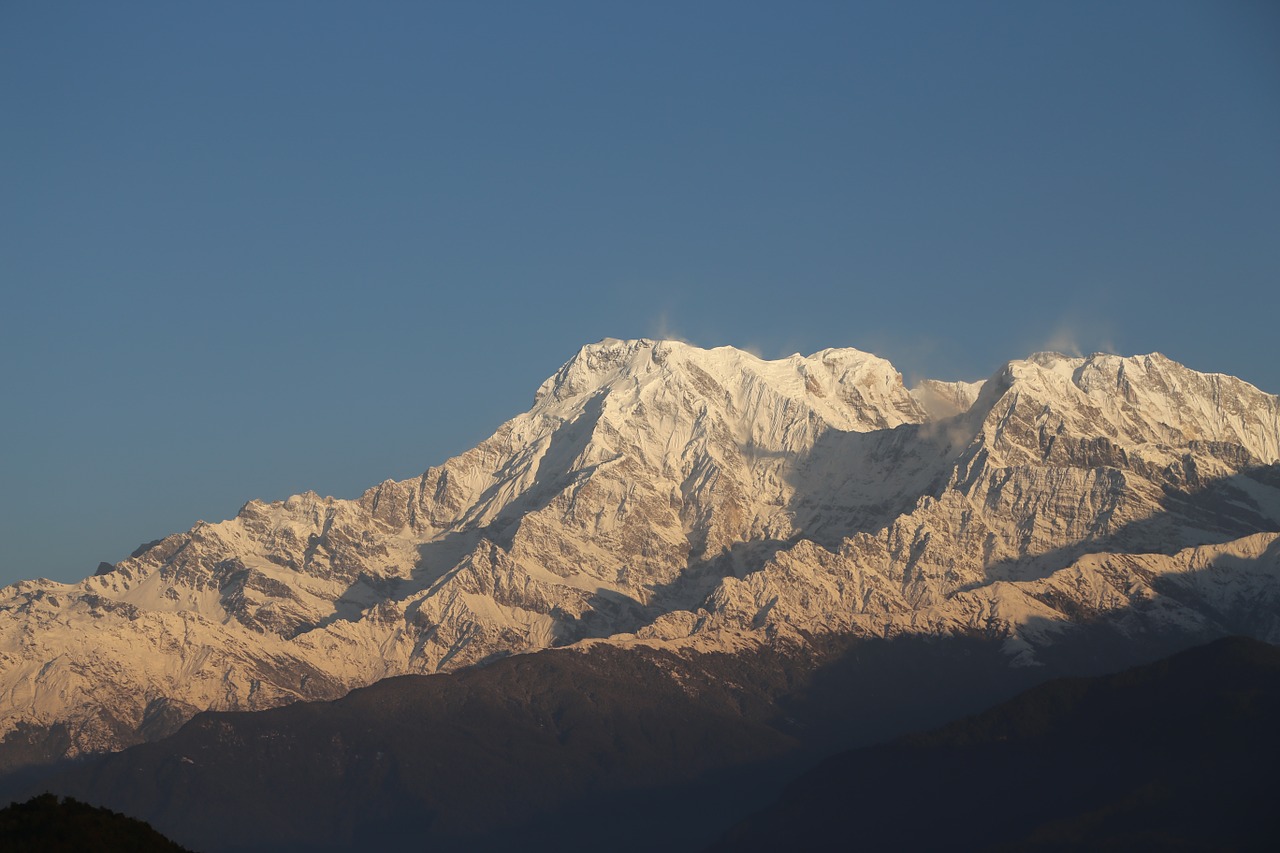 machhapuchre mountain nepal free photo