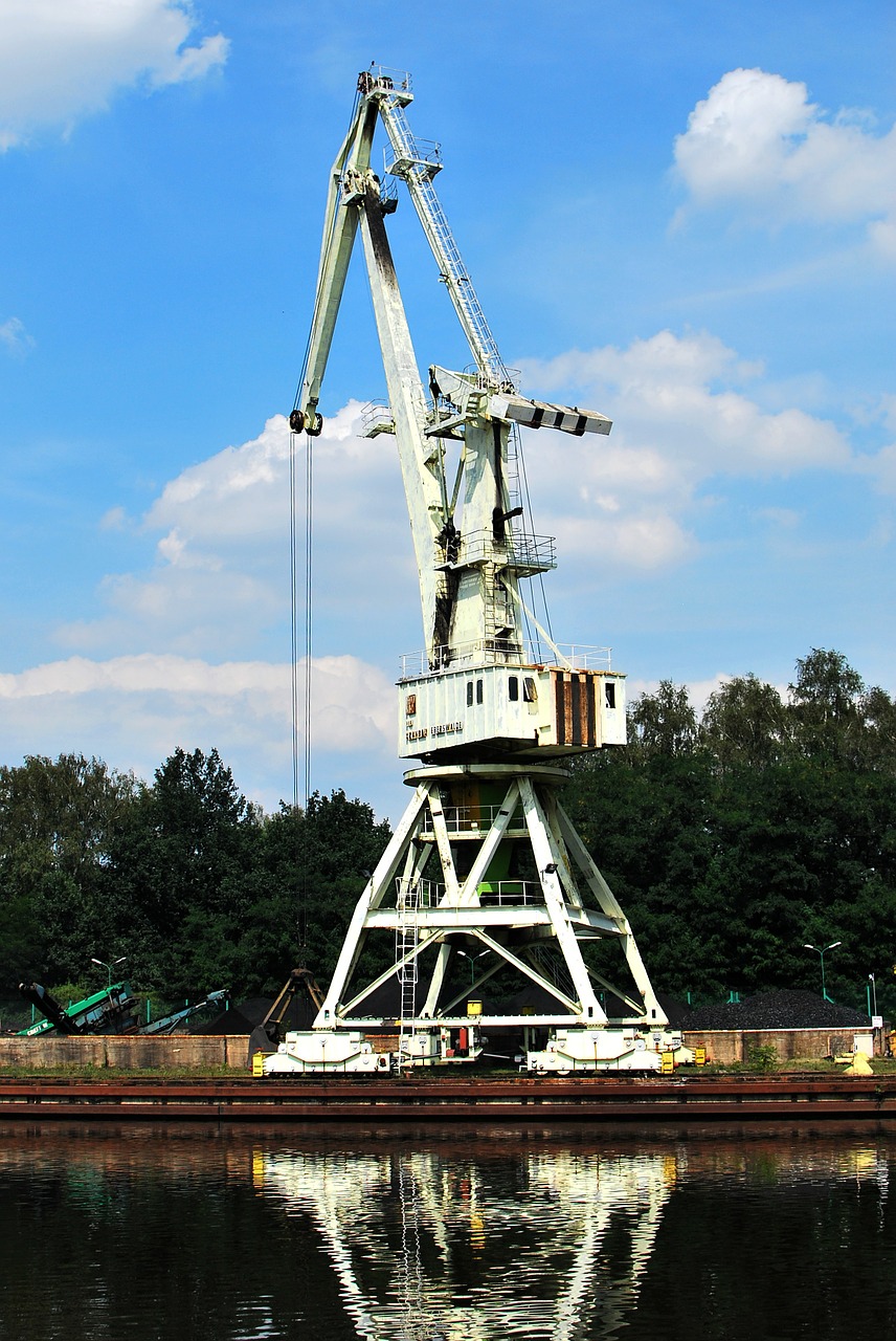 machine industrial crane free photo