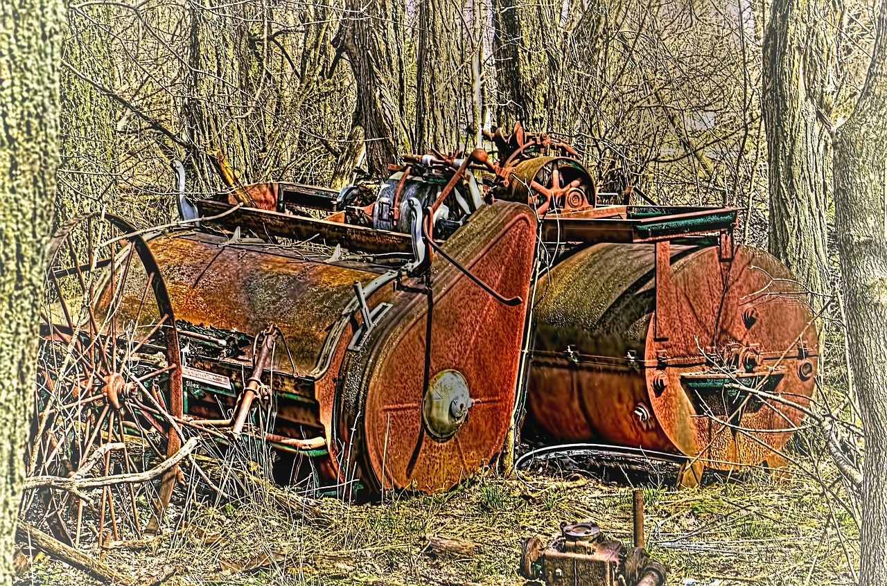 machinery rusted rust free photo