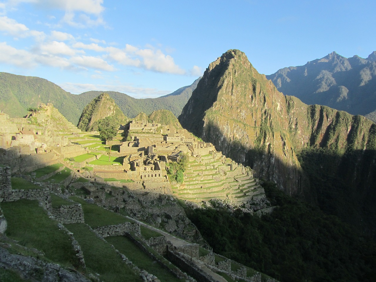 machu picchu peru village free photo