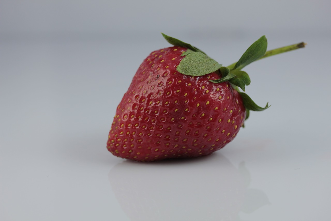 macro strawberry photo free photo