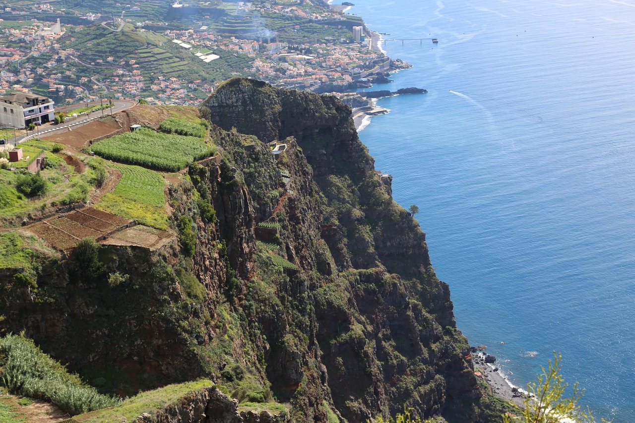 madeira point of view sea free photo