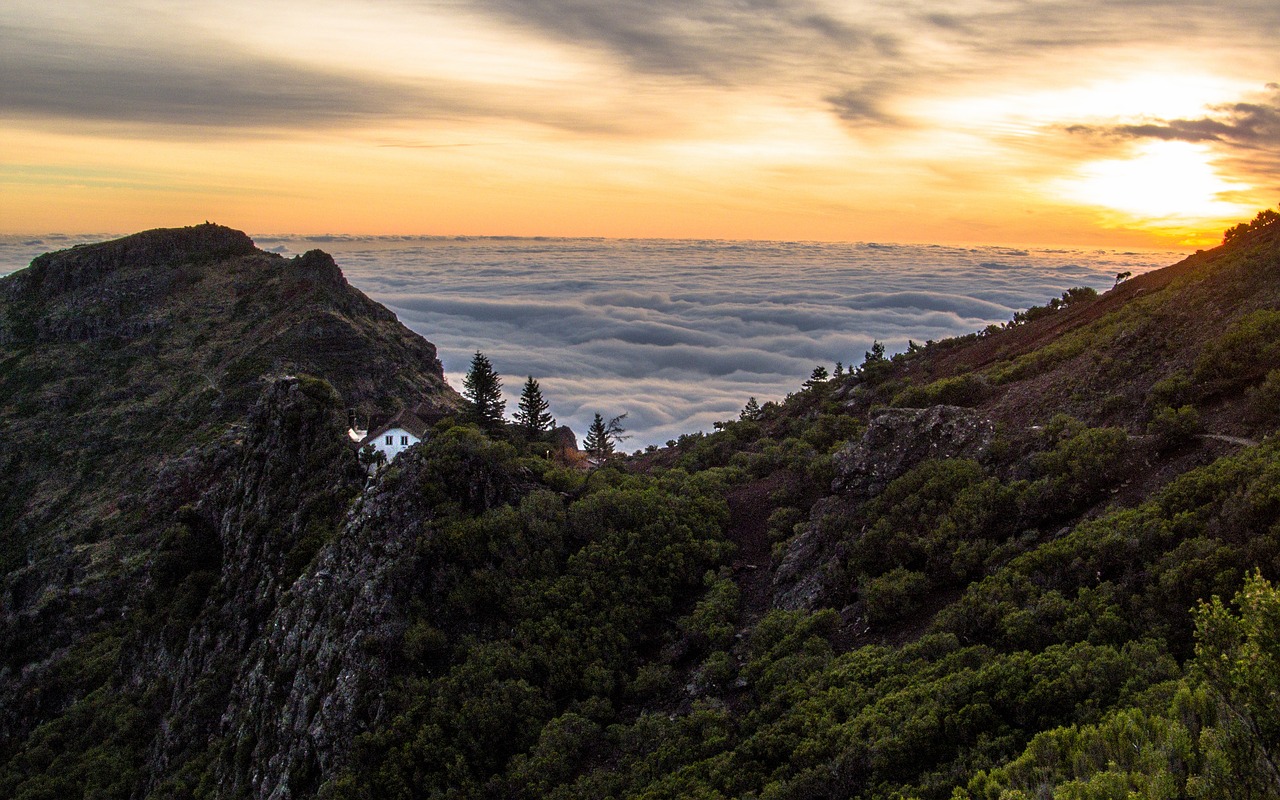 madeira island peak free photo