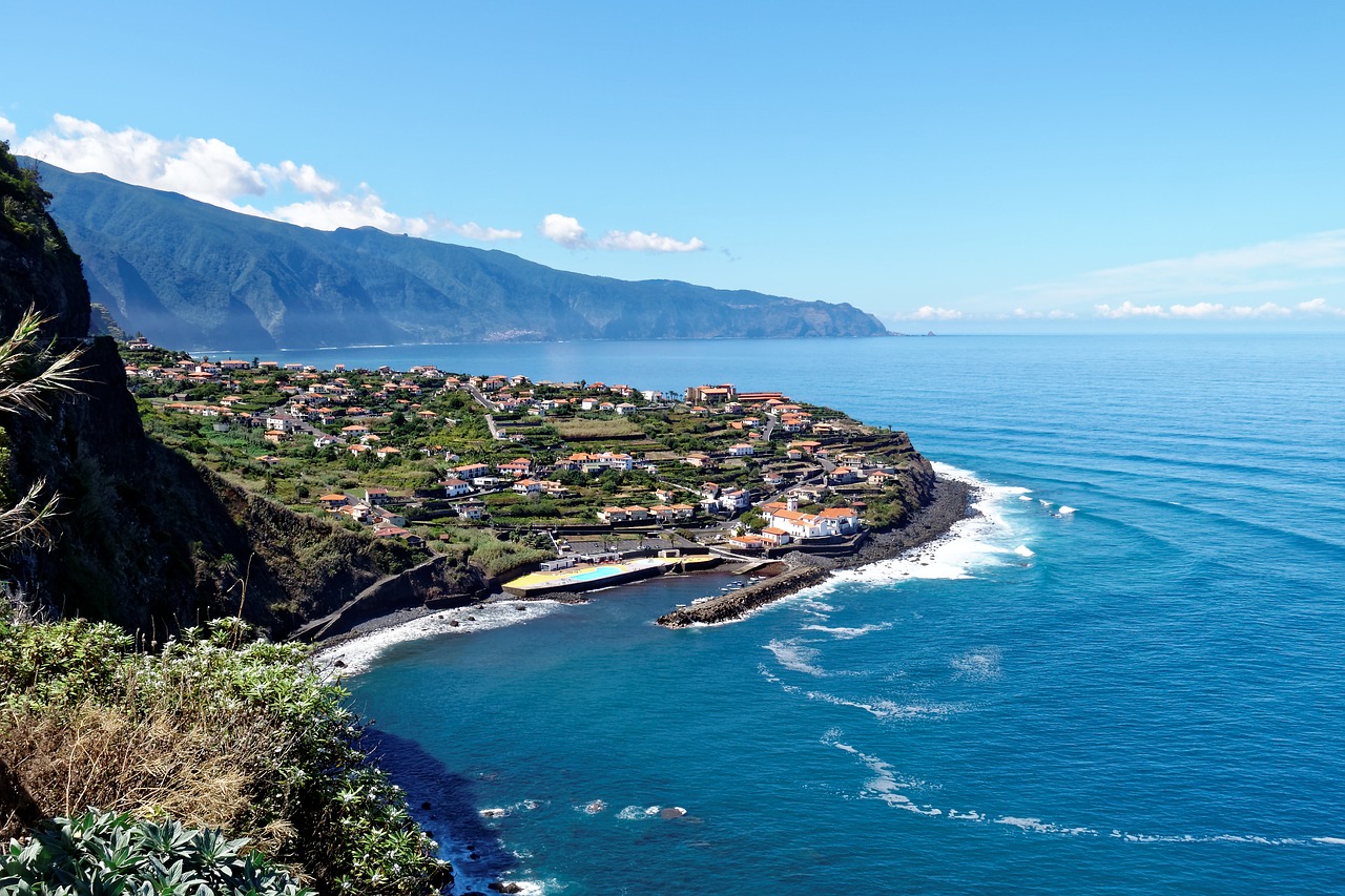 madeira coastal landscape atlantic free photo