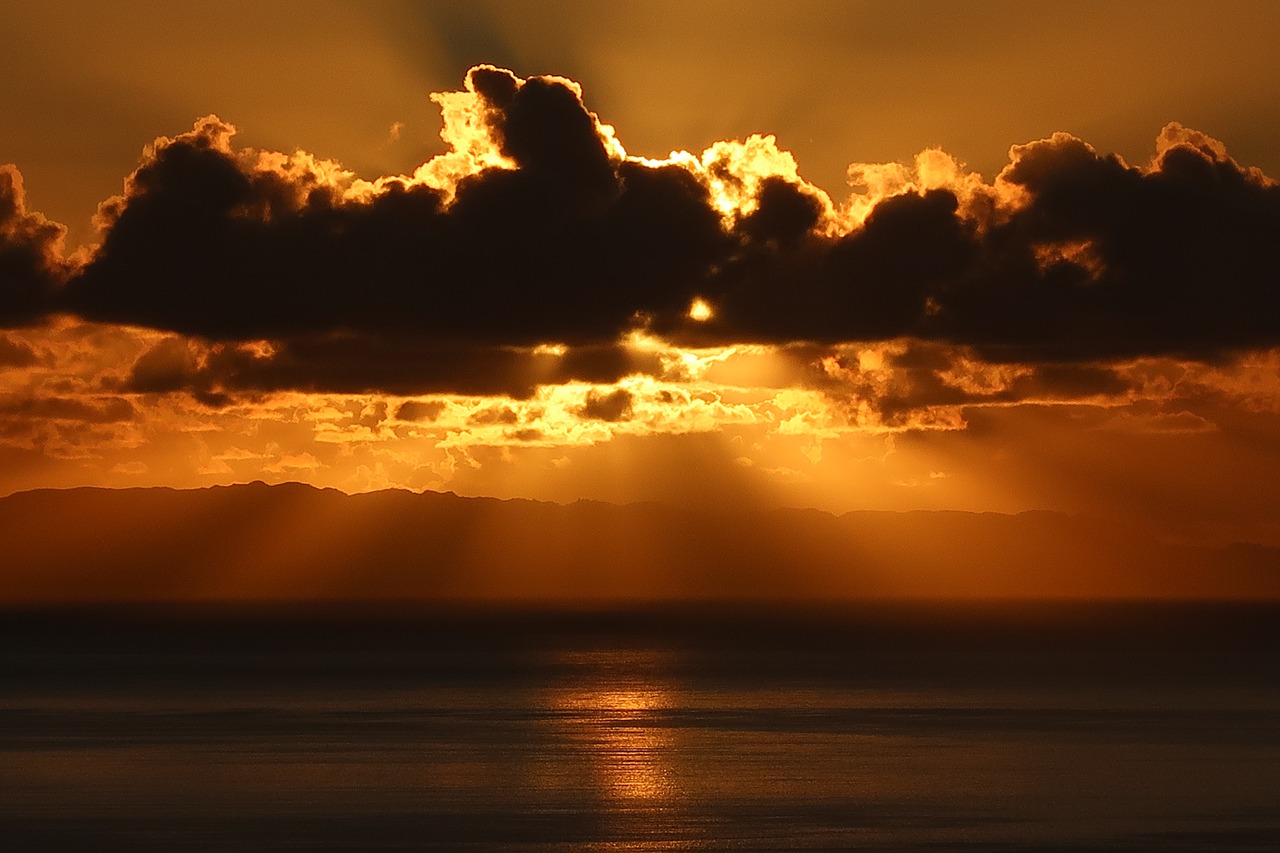 madeira  sunset  dawn free photo