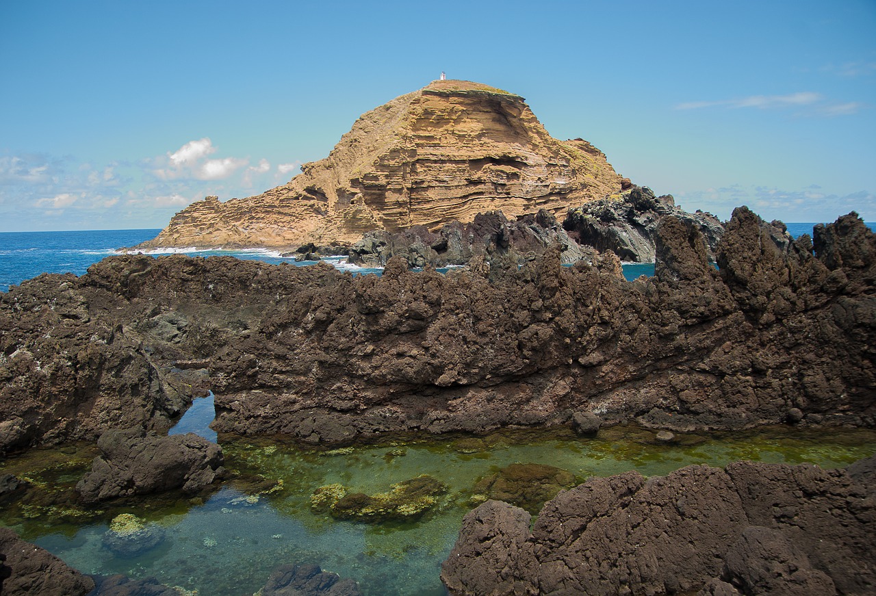 madeira  porto moniz  lava free photo