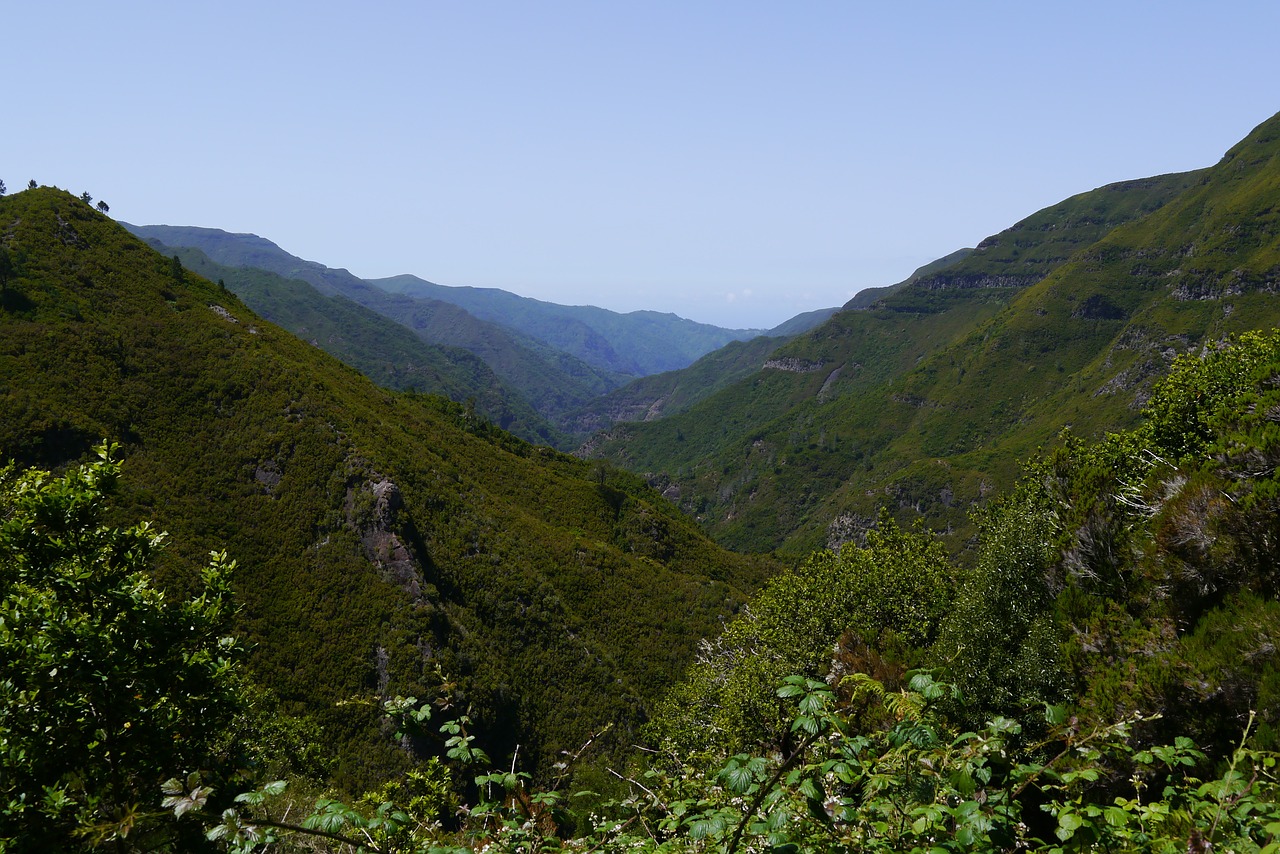 madeira mountains hiking free photo