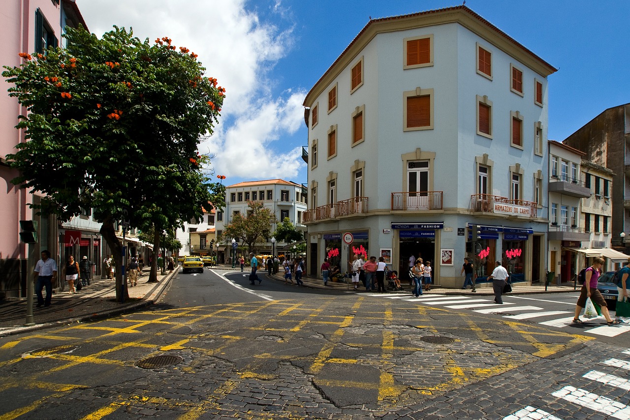 madeira funchal old town free photo