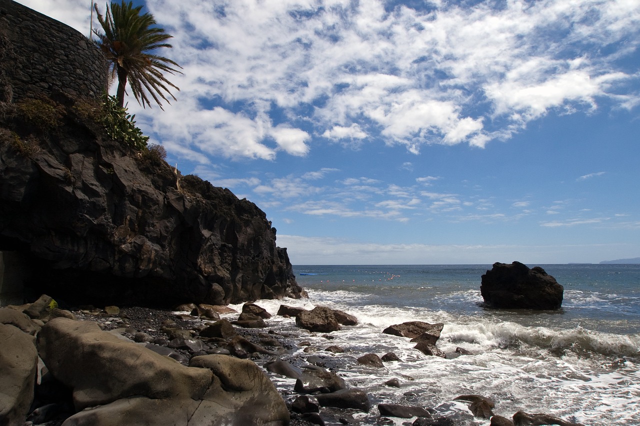 madeira rock spray free photo